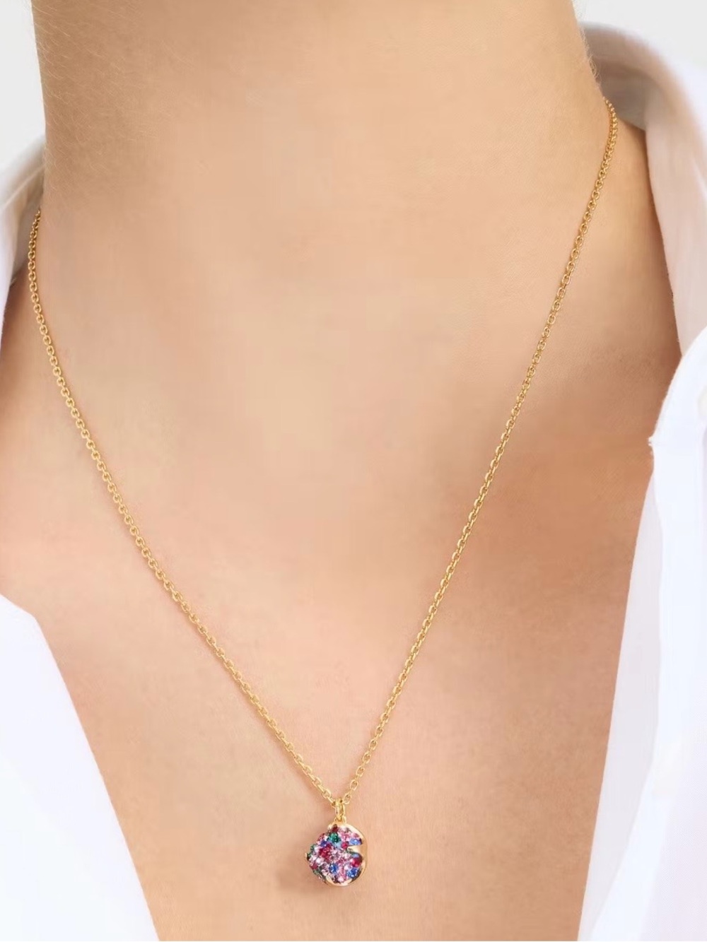 Kate Spade Pop Of Joy Mini Pendant Necklace - Picture 9 of 9
